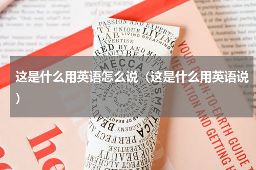 这是什么用英语怎么说（这是什么用英语说）