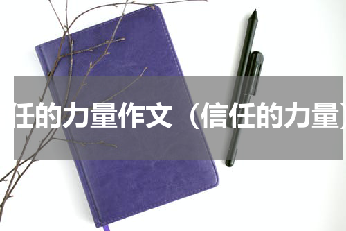信任的力量作文（信任的力量）