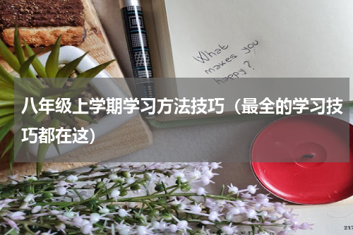 八年级上学期学习方法技巧（最全的学习技巧都在这）