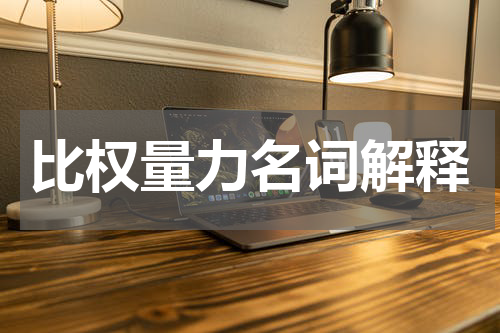 比权量力名词解释