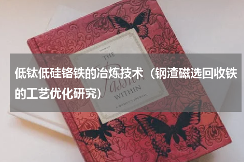 低钛低硅铬铁的冶炼技术（钢渣磁选回收铁的工艺优化研究）