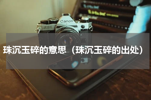 珠沉玉碎的意思（珠沉玉碎的出处）