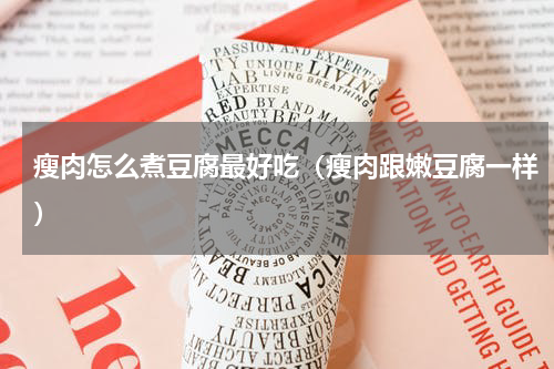 瘦肉怎么煮豆腐最好吃（瘦肉跟嫩豆腐一样）