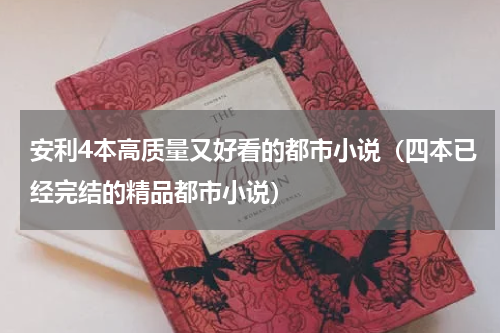 安利4本高质量又好看的都市小说（四本已经完结的精品都市小说）
