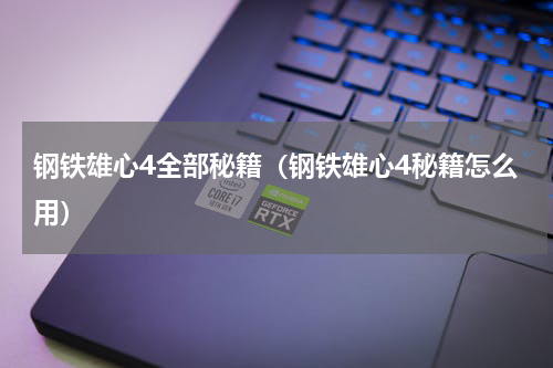 钢铁雄心4全部秘籍（钢铁雄心4秘籍怎么用）