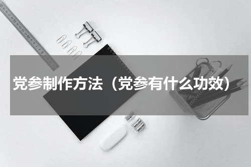 党参制作方法（党参有什么功效）
