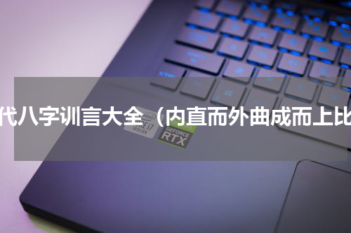 古代八字训言大全（内直而外曲成而上比）