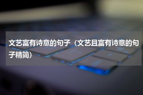 文艺富有诗意的句子（文艺且富有诗意的句子精简）