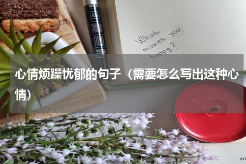 心情烦躁忧郁的句子（需要怎么写出这种心情）