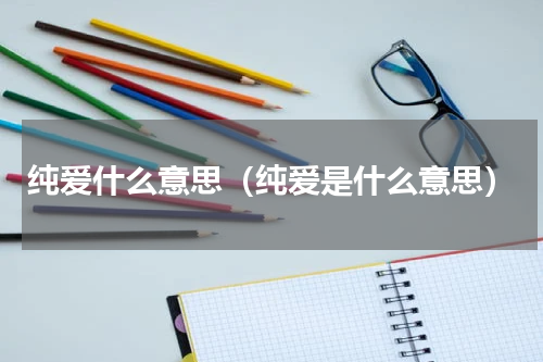 纯爱什么意思（纯爱是什么意思）