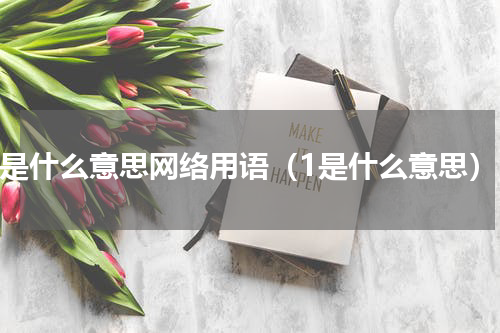 1是什么意思网络用语（1是什么意思）