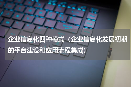 企业信息化四种模式（企业信息化发展初期的平台建设和应用流程集成）