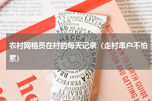 农村网格员在村的每天记录（走村串户不怕累）