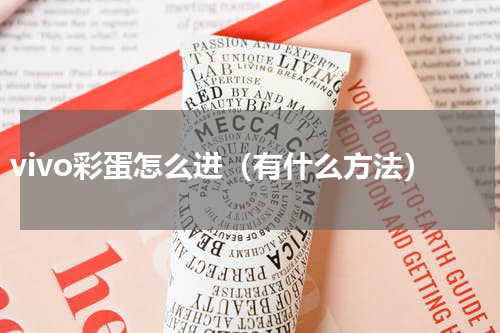 vivo彩蛋怎么进（有什么方法）