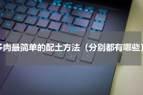 多肉最简单的配土方法（分别都有哪些）