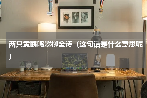两只黄鹂鸣翠柳全诗（这句话是什么意思呢）