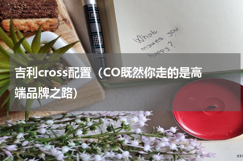 吉利cross配置（CO既然你走的是高端品牌之路）