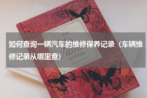 如何查询一辆汽车的维修保养记录（车辆维修记录从哪里查）