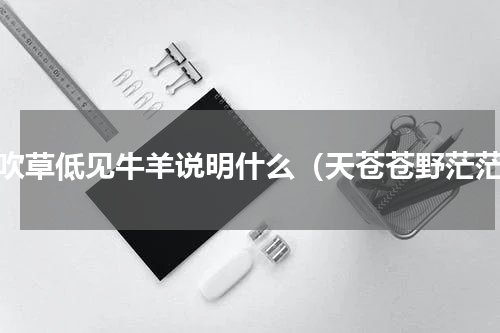 风吹草低见牛羊说明什么（天苍苍野茫茫）