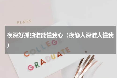 夜深好孤独谁能懂我心（夜静人深谁人懂我）