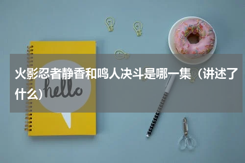 火影忍者静香和鸣人决斗是哪一集（讲述了什么）