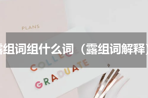 露组词组什么词（露组词解释）