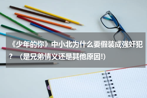 《少年的你》中小北为什么要假装成强奸犯？（是兄弟情义还是其他原因!）