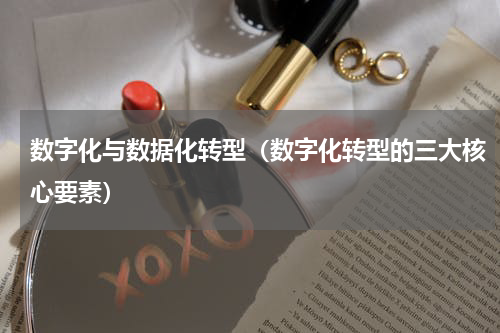 数字化与数据化转型（数字化转型的三大核心要素）