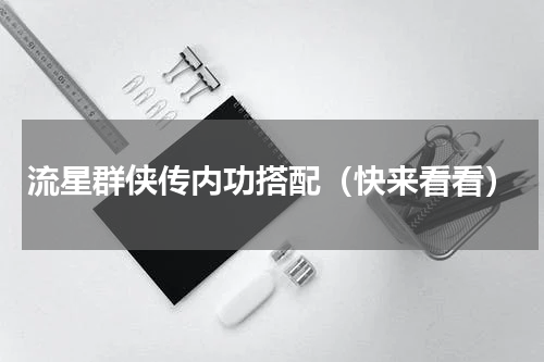 流星群侠传内功搭配（快来看看）