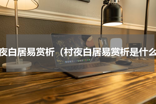 村夜白居易赏析（村夜白居易赏析是什么）