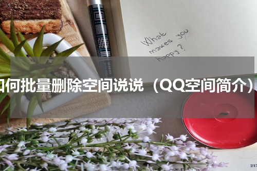如何批量删除空间说说（QQ空间简介）