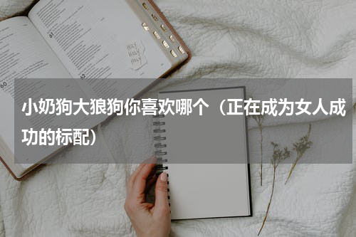 小奶狗大狼狗你喜欢哪个（正在成为女人成功的标配）