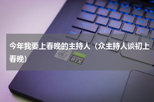 今年我要上春晚的主持人（众主持人谈初上春晚）