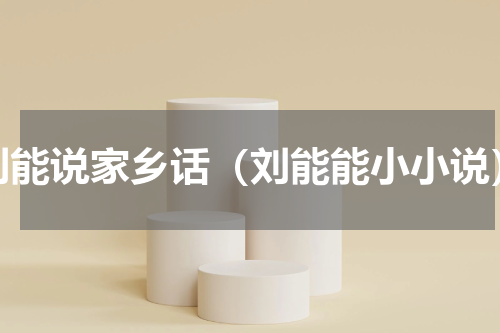 刘能说家乡话（刘能能小小说）