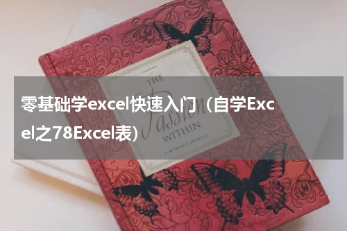 零基础学excel快速入门（自学Excel之78Excel表）