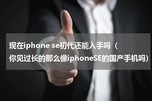现在iphone se初代还能入手吗（你见过长的那么像iphoneSE的国产手机吗）