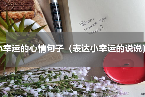 小幸运的心情句子（表达小幸运的说说）