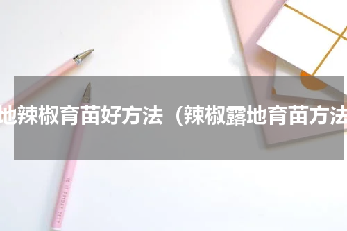 露地辣椒育苗好方法（辣椒露地育苗方法）