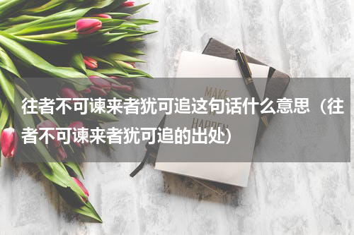 往者不可谏来者犹可追这句话什么意思（往者不可谏来者犹可追的出处）