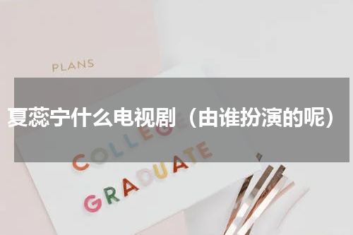 夏蕊宁什么电视剧（由谁扮演的呢）