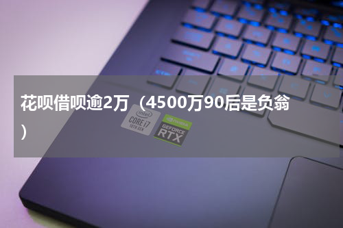 花呗借呗逾2万（4500万90后是负翁）