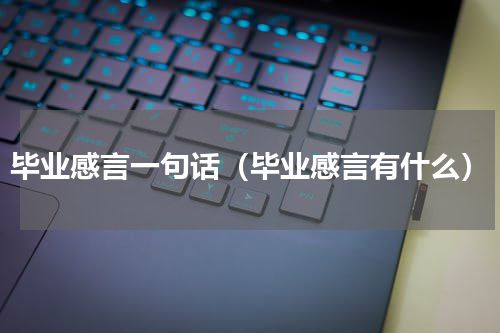 毕业感言一句话（毕业感言有什么）