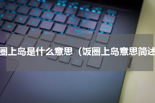 饭圈上岛是什么意思（饭圈上岛意思简述）