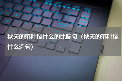 秋天的落叶像什么的比喻句（秋天的落叶像什么造句）