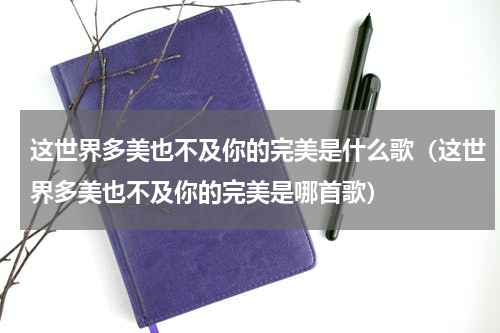 这世界多美也不及你的完美是什么歌（这世界多美也不及你的完美是哪首歌）