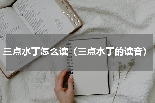 三点水丁怎么读（三点水丁的读音）