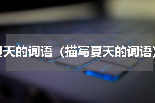 夏天的词语（描写夏天的词语）