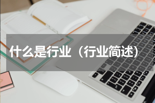 什么是行业（行业简述）