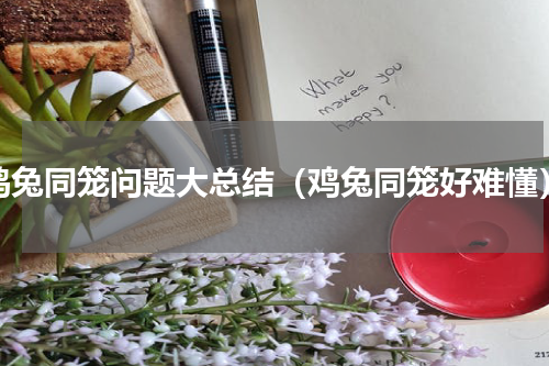 鸡兔同笼问题大总结（鸡兔同笼好难懂）
