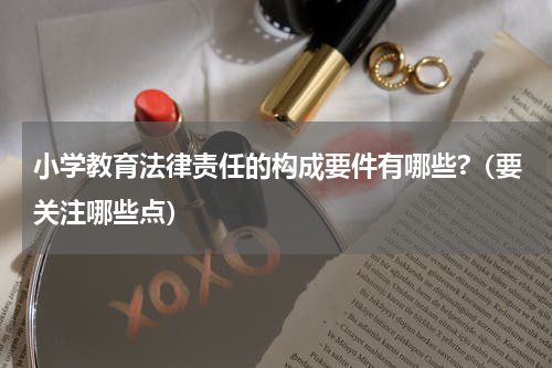 小学教育法律责任的构成要件有哪些?（要关注哪些点）